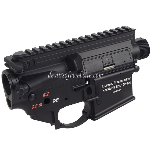 CYMA CGS HK416A5 Metallgehäuse Obere Untere Empfänger Geeignet für CYMA CGS HK416 Tokyo Marui M4 Serie MWS GBB Gewehre Airsoft Schwarz
