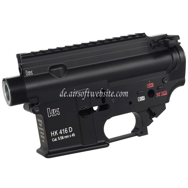 CYMA CGS HK416D Metallgehäuse Obere Untere Empfänger Geeignet für CYMA CGS HK416 Tokyo Marui M4 Serie MWS GBB Gewehre Airsoft Schwarz