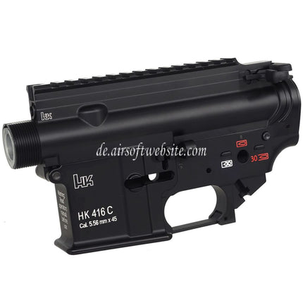 CYMA CGS HK416C Metallgehäuse Obere Untere Empfänger Geeignet für CYMA CGS HK416 Tokyo Marui M4 Serie MWS GBB Gewehre Airsoft Schwarz