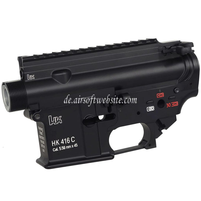 CYMA CGS HK416C Metallgehäuse Obere Untere Empfänger Geeignet für CYMA CGS HK416 Tokyo Marui M4 Serie MWS GBB Gewehre Airsoft Schwarz