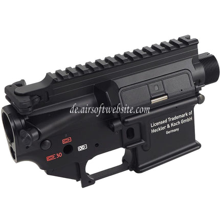 CYMA CGS HK416C Metallgehäuse Obere Untere Empfänger Geeignet für CYMA CGS HK416 Tokyo Marui M4 Serie MWS GBB Gewehre Airsoft Schwarz