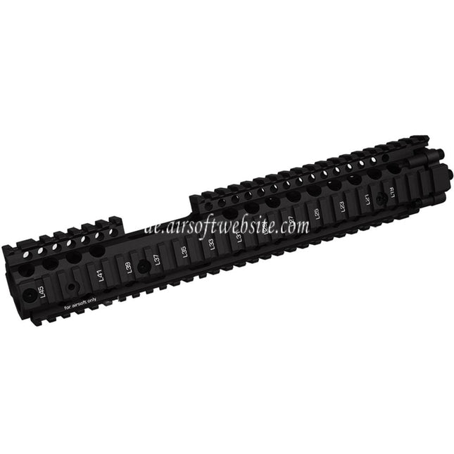 CYMA Daniel Defense CNC Aluminum 12.5 Zoll Free Float RIS II FSP Handschutz Schienen System Geeignet für M4 M16 Serie AEG Gewehre Airsoft