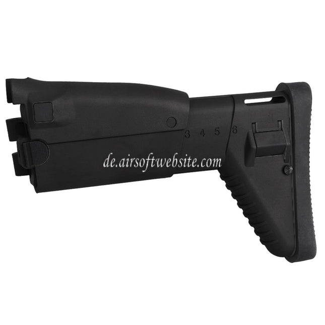 CYMA 6-Positions Einziehbarer Schaft Geeignet für CYMA Cybergun SCAR-L Serie AEG Gewehre Airsoft