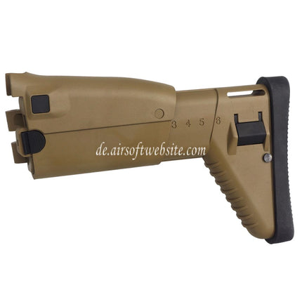 CYMA 6-Positions Einziehbarer Schaft Geeignet für CYMA Cybergun SCAR-L Serie AEG Gewehre Airsoft