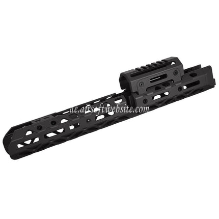 5KU KPYK CRC 1U040 Stil 363mm M-LOK Handschutz Schienen System Geeignet für GHK LCT AK Serie AEG GBB Gewehre Airsoft