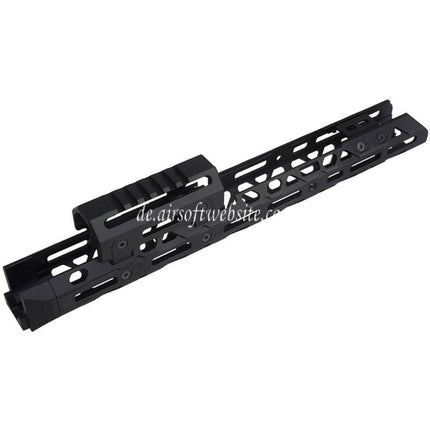 5KU KPYK CRC 1U040 Stil 363mm M-LOK Handschutz Schienen System Geeignet für GHK LCT AK Serie AEG GBB Gewehre Airsoft