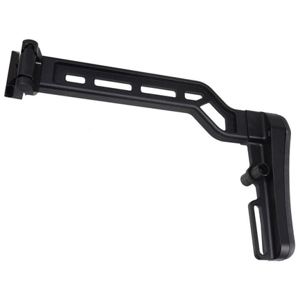 5KU Aluminum Taktische Picatinny Montage Modular Klappschaft mit Gummipolsterung Geeignet für 20mm Schiene Schaftadapter Gewehre Schwarz