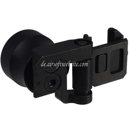 5KU Klappbarer Schaftrohradapter Geeignet für 20mm Picatinny M1913 Schienenschnittstelle Schwarz