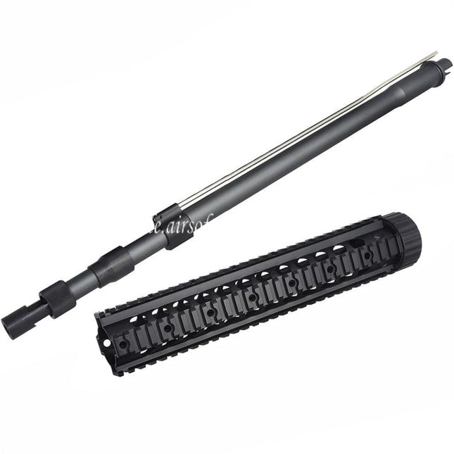 CYMA CGS MK12 MOD1 SPR Handschutz Schienen System Vordersatz Geeignet für CYMA CGS Tokyo Marui M4 Serie MWS GBB Gewehre Airsoft Schwarz