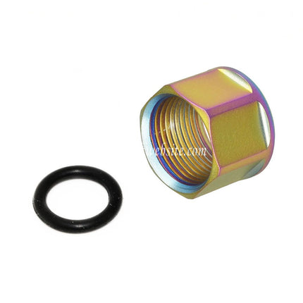 5KU Hexagon Laufgewinde Schutzabdeckung -14mm CCW gegen den Uhrzeigersinn Geeignet für Tokyo Marui G17 GBB Pistolen Airsoft