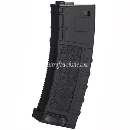 CYMA 90rd Pull-Tab Polymer Mid-Cap Magazin Geeignet für M4 M16 Serie AEG Gewehre Airsoft Schwarz