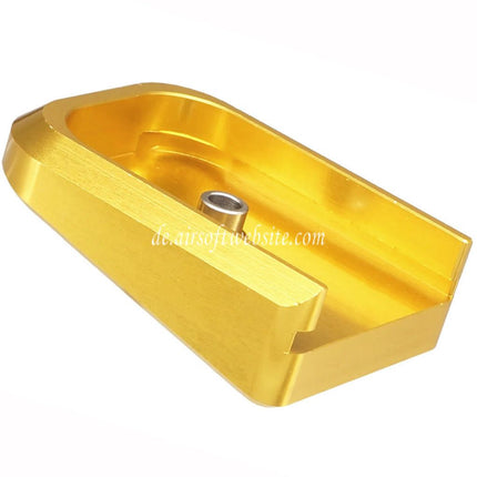 AIP CNC Aluminum SVI Magazinbodenplatte Geeignet für ARMY EMG SAI STI TTI AW WE Tokyo Marui Hi-Capa GBB Co2 Gas Pistolen Magazin