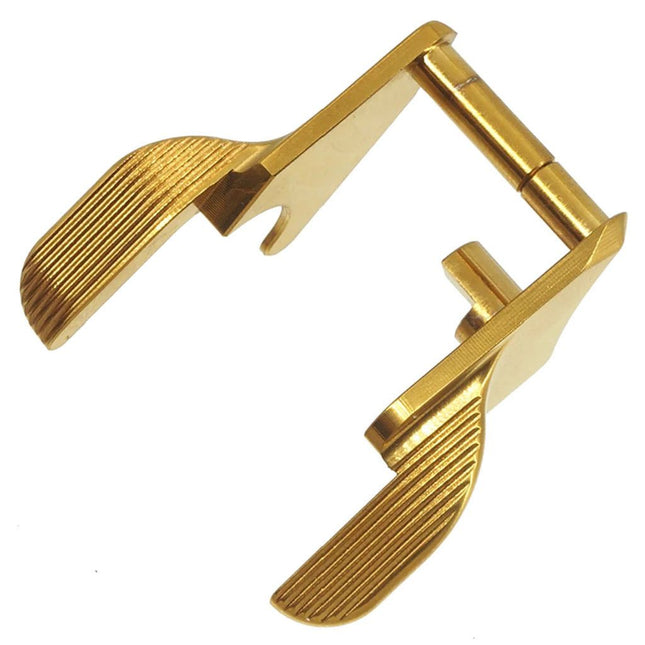 5KU CNC Edelstahl Gloss Daumensicherung-Ambi Geeignet für WE(WE-TECH) AW KJ Tokyo Marui Hi-Capa Serie GBB Pistolen Airsoft