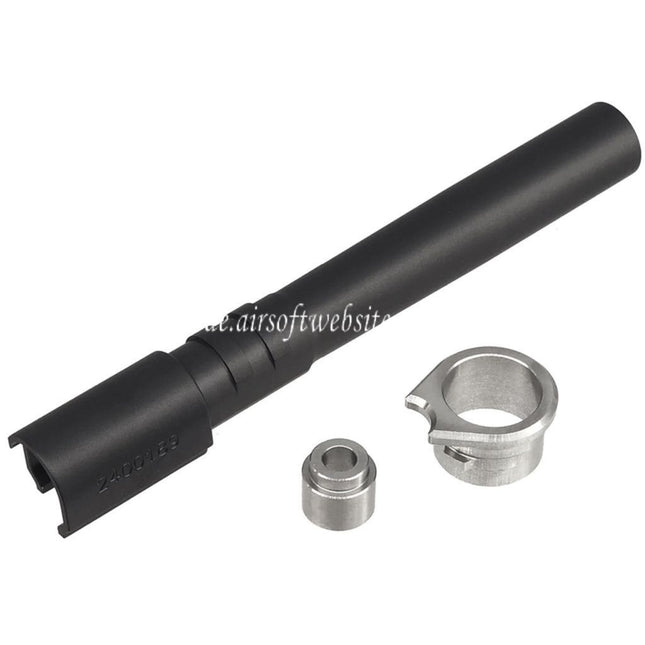 5KU Edelstahl äußere Lauf +11mm CW Gewinde im Uhrzeigersinn mit Bushing Geeignet für KJ Works ASG CZ Shadow2 Orange Serie GBB Pistolen Airsoft