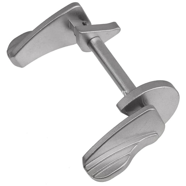 5KU CNC Edelstahl Daumensicherung-Ambi Geeignet für SIG Air VFC P320 M17 M18 X-Serie GBB Pistolen Airsoft