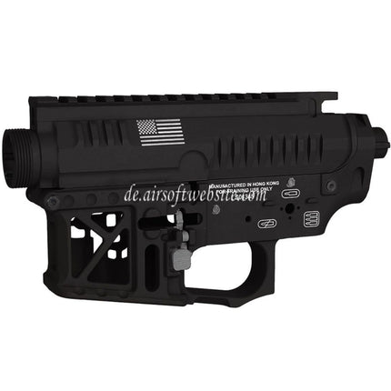 G&P Metallgehäuse Obere Untere Signature Empfänger Geeignet für G&P F.R.S. Serie Tokyo Marui M4 M16 Serie AEG Gewehre Airsoft