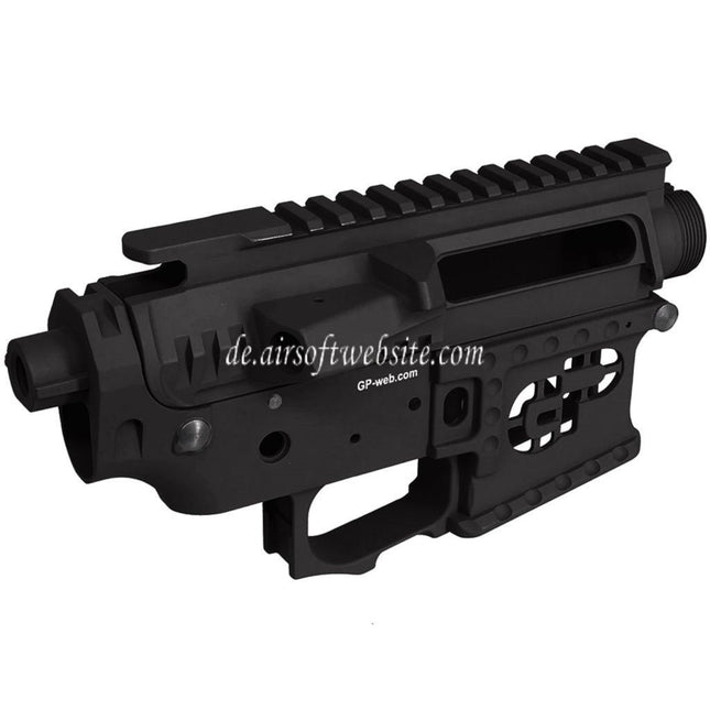 G&P Metallgehäuse Obere Untere Signature Empfänger Geeignet für G&P F.R.S. Serie Tokyo Marui M4 M16 Serie AEG Gewehre Airsoft