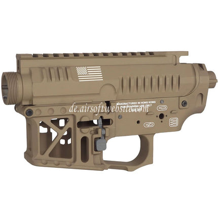 G&P Metallgehäuse Obere Untere Signature Empfänger Geeignet für G&P F.R.S. Serie Tokyo Marui M4 M16 Serie AEG Gewehre Airsoft