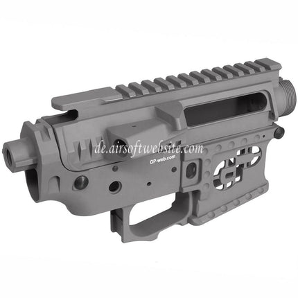 G&P Metallgehäuse Obere Untere Signature Empfänger Geeignet für G&P F.R.S. Serie Tokyo Marui M4 M16 Serie AEG Gewehre Airsoft