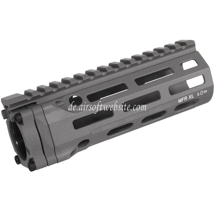 E&C MFR XL 6.0 Zoll M-Lok Handschutz Schienen System Geeignet für AR M4 M16 Serie AEG Gewehre Airsoft