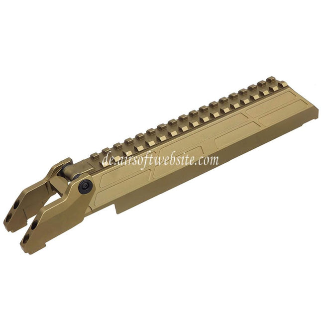 5KU CNC Aluminum M1913 20mm Schiene Empfängers Abdeckung Geeignet für MMS Handguard CYMA AKM AK74 AK104 AK105 Serie Gewehre