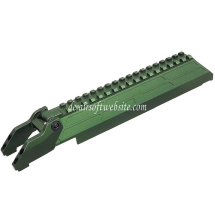 5KU CNC Aluminum M1913 20mm Schiene Empfängers Abdeckung Geeignet für MMS Handguard CYMA AKM AK74 AK104 AK105 Serie Gewehre