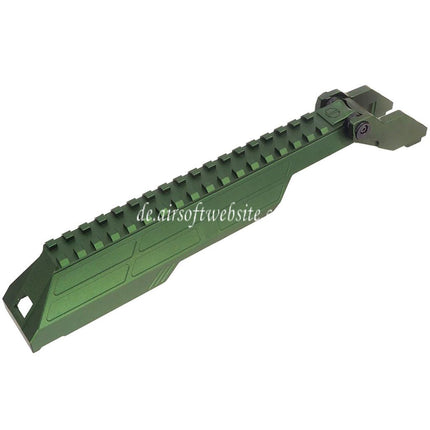 5KU CNC Aluminum M1913 20mm Schiene Empfängers Abdeckung Geeignet für MMS Handguard CYMA AKM AK74 AK104 AK105 Serie Gewehre