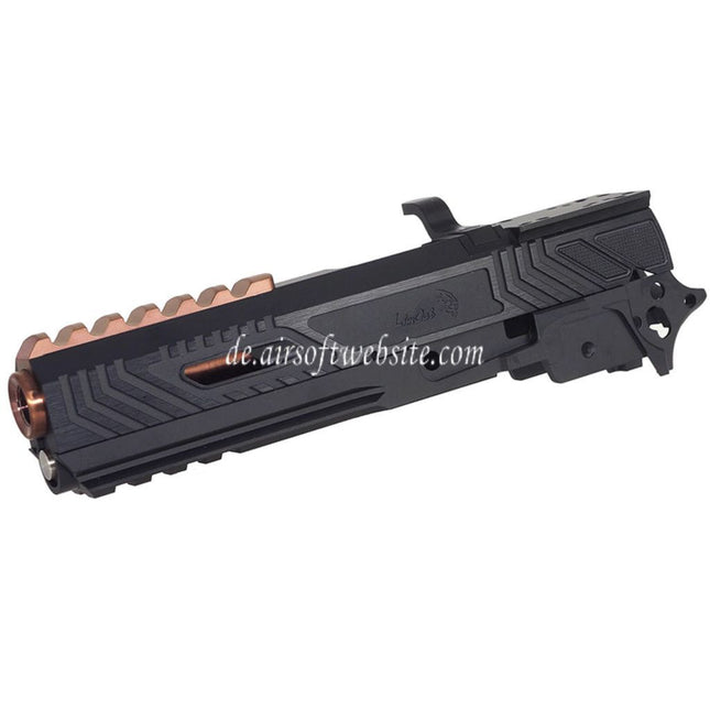5KU CNC Aluminum Limcat Wildcat Tracker Carry Optik Lauf Schlitten Mitte Rahmen Kit Geeignet für Tokyo Marui Hi-Capa Serie GBB Pistolen Airsoft