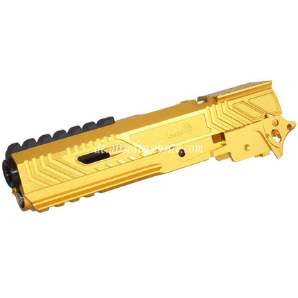 5KU CNC Aluminum Limcat Wildcat Tracker Carry Optik Lauf Schlitten Mitte Rahmen Kit Geeignet für Tokyo Marui Hi-Capa Serie GBB Pistolen Airsoft
