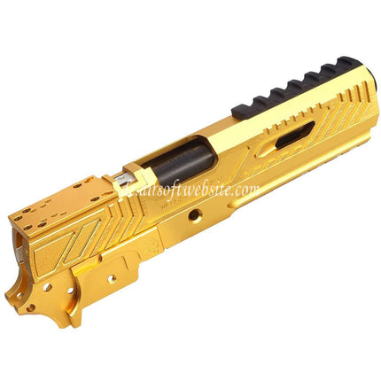 5KU CNC Aluminum Limcat Wildcat Tracker Carry Optik Lauf Schlitten Mitte Rahmen Kit Geeignet für Tokyo Marui Hi-Capa Serie GBB Pistolen Airsoft