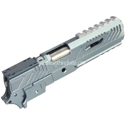 5KU CNC Aluminum Limcat Wildcat Tracker Carry Optik Lauf Schlitten Mitte Rahmen Kit Geeignet für Tokyo Marui Hi-Capa Serie GBB Pistolen Airsoft