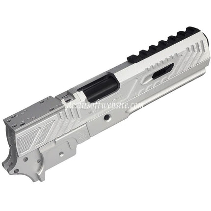 5KU CNC Aluminum Limcat Wildcat Tracker Carry Optik Lauf Schlitten Mitte Rahmen Kit Geeignet für Tokyo Marui Hi-Capa Serie GBB Pistolen Airsoft