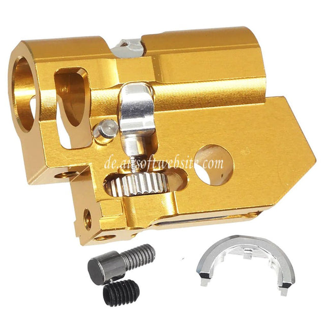 5KU CNC Aluminum One-piece TDC Hop-Up Kammer Geeignet für KJ Works ASG CZ Shadow2 TS2 Serie GBB Pistolen Gold