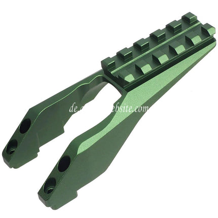 5KU CNC Aluminum M1913 20mm Schiene Optik Montage Geeignet für MMS Handguard Tokyo Marui AKM Serie Gewehre