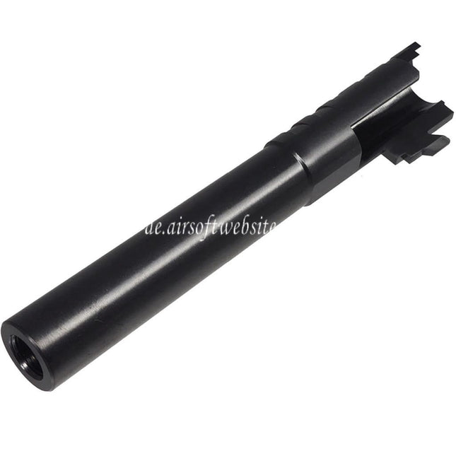 5KU 5.1 Zoll Edelstahl Infinity SVP .45ACP äußere Lauf +11mm CW Im Uhrzeigersinn Gewinde Geeignet für Hi-Capa 5.1 Serie GBB Pistolen Airsoft